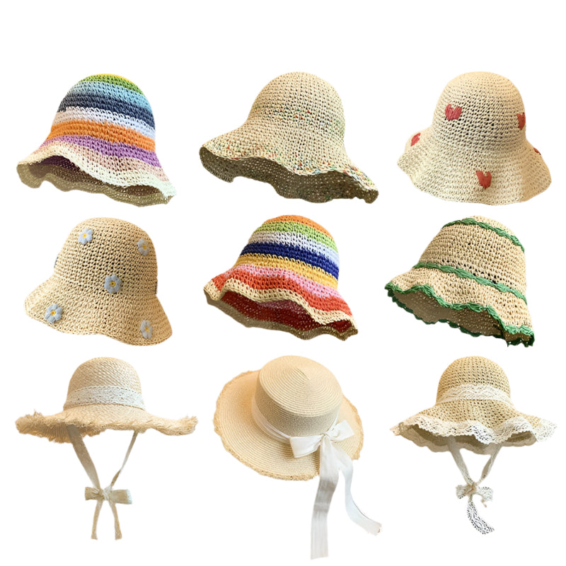 TheCapSpot - French Lace Raffia Hat