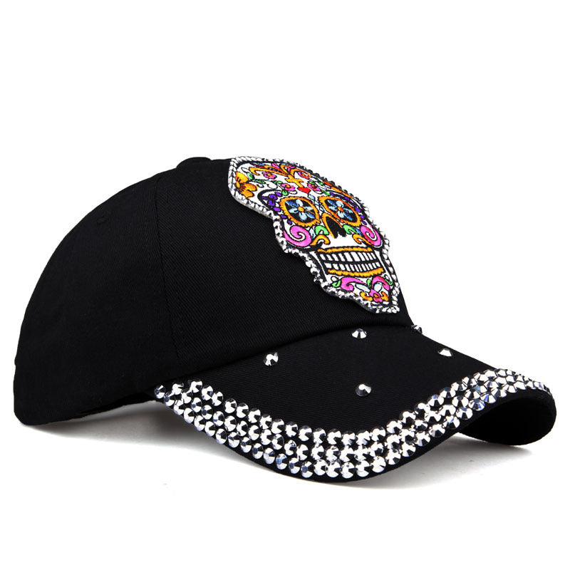 TheCapSpot - Skull Embroidered Baseball Cap