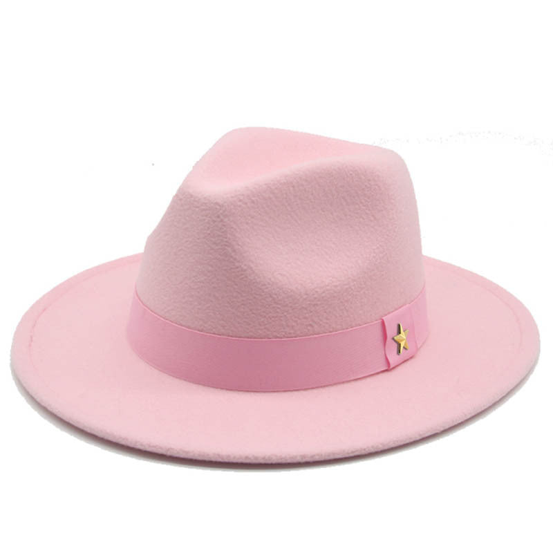 TheCapSpot - Bold Solid Color Fedora Hat