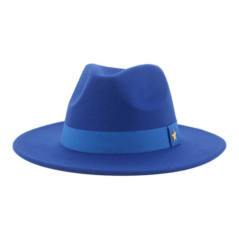 TheCapSpot - Bold Solid Color Fedora Hat