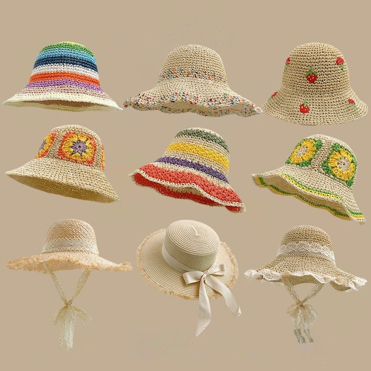 TheCapSpot - Woven Straw Bucket Hat