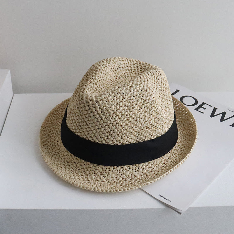 TheCapSpot - Fedora Straw Cap