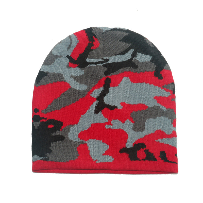 Dober Camouflage Jacquard Acrylic Beanie for Men