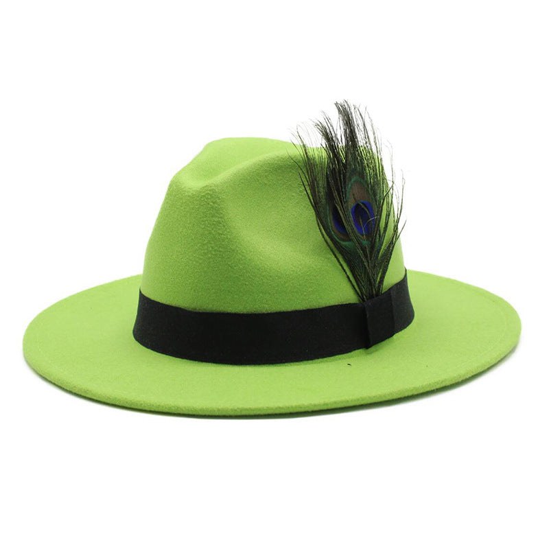 The CapSpot - Peacock Feather Sun Hat