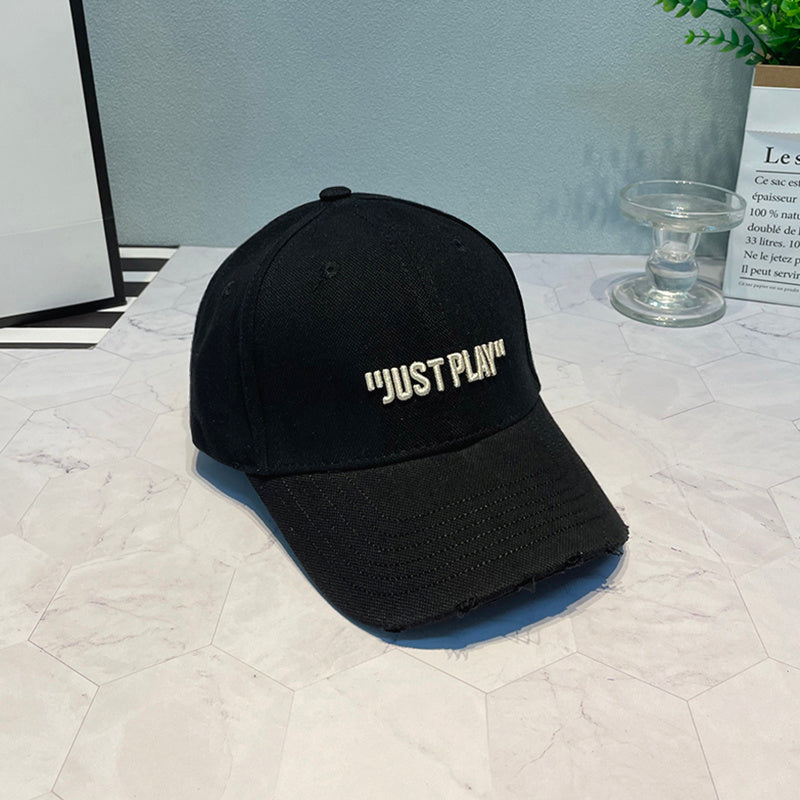 Men And Women Fashion Simple Three-dimensional Letter Duck Tongue Hat