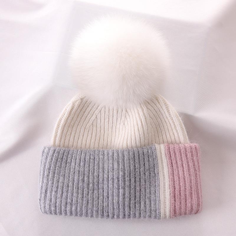 TheCapSpot - Rabbit fur Stocking Cap