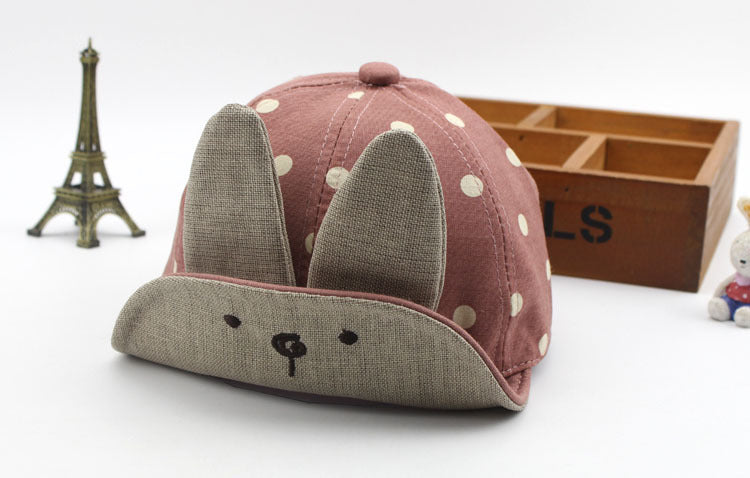 TheCapSpot - Cartoon Cute Bunny Soft Brim Baseball Hat