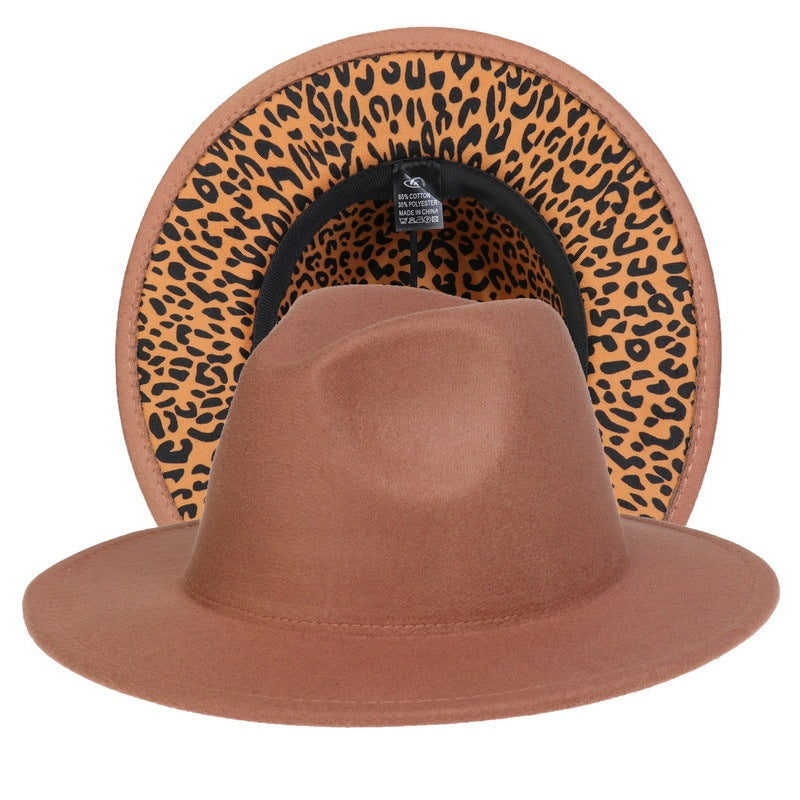 TheCapSpot - Leopard Print Fedora