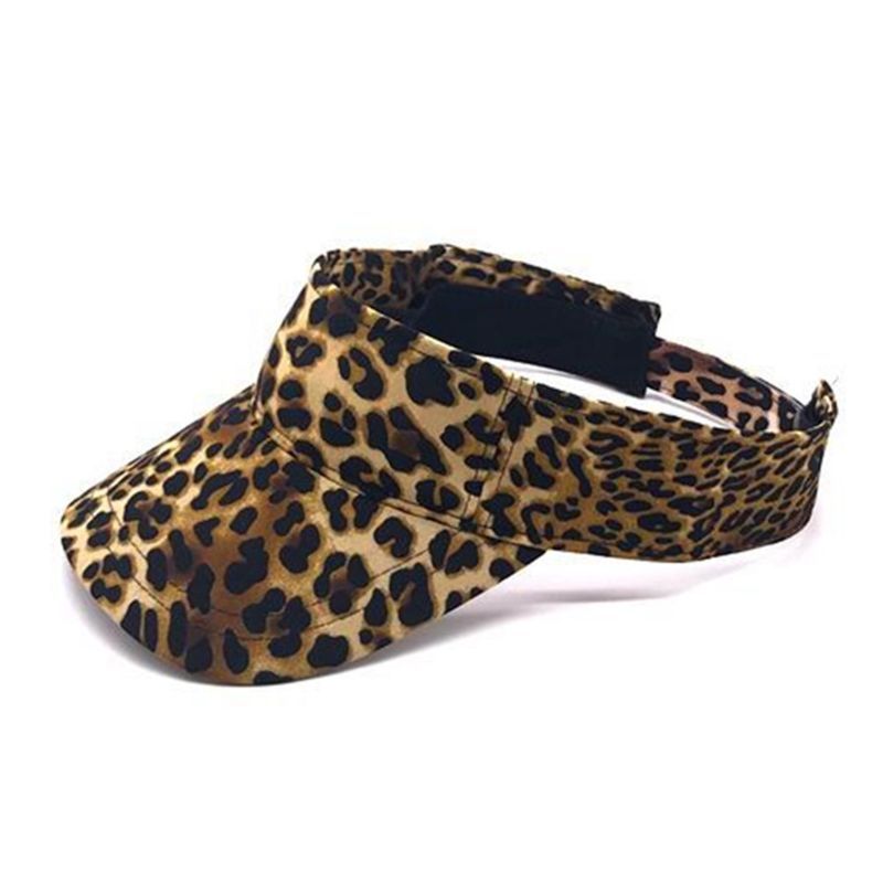 The CapSpot - Leopard-print Brim Top Hat