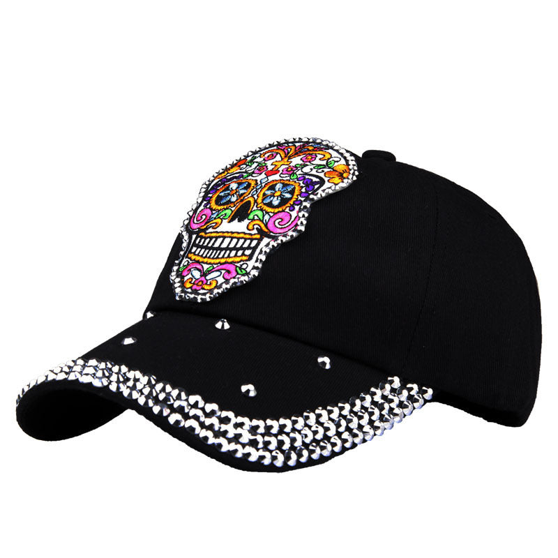 TheCapSpot - Skull Embroidered Baseball Cap