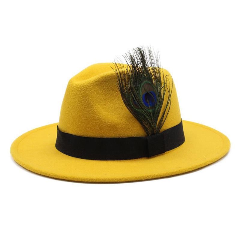 The CapSpot - Peacock Feather Sun Hat