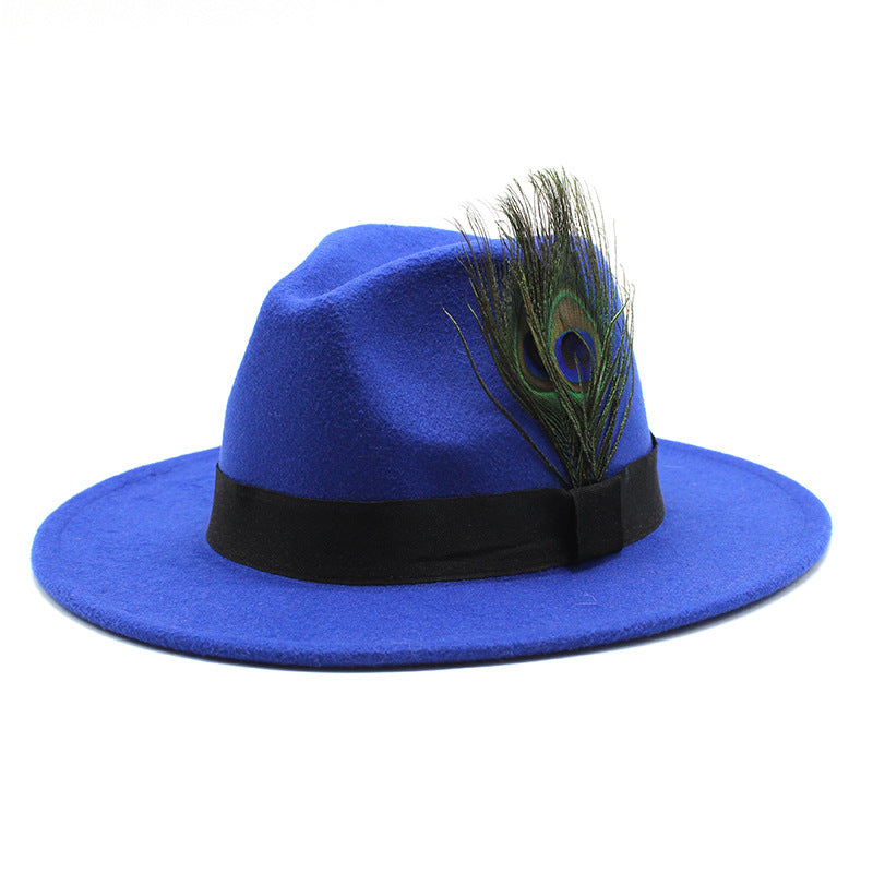The CapSpot - Peacock Feather Sun Hat
