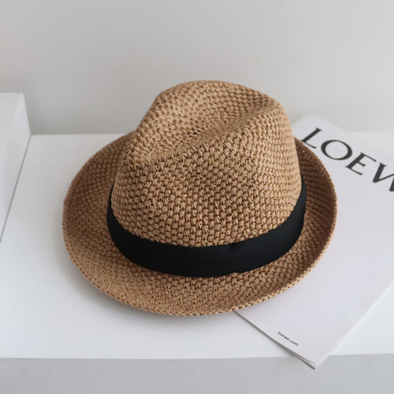 TheCapSpot - Fedora Straw Cap