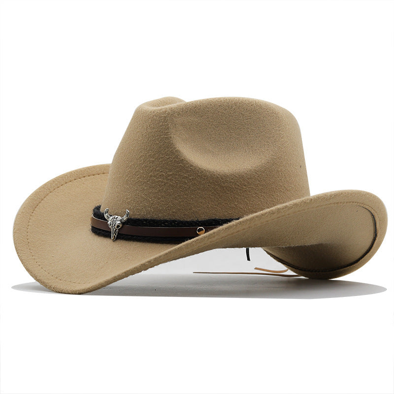 TheCapSpot -Metal Bull Head Fedora Hat