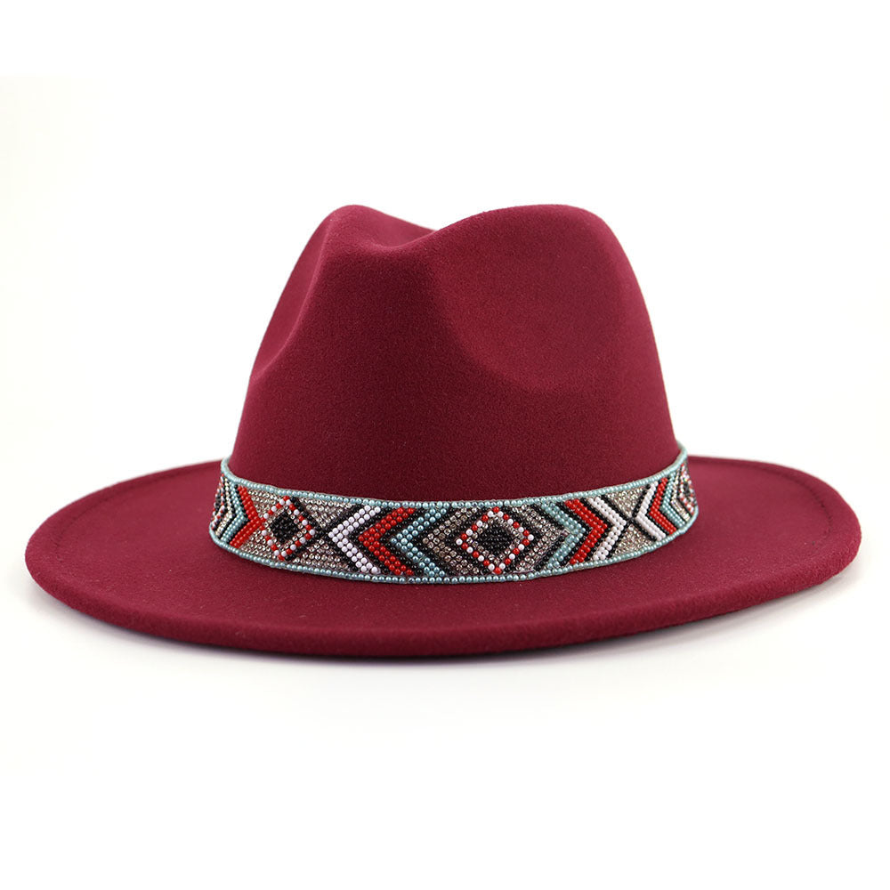 TheCapSpot - Blue Bead Jazz Hat