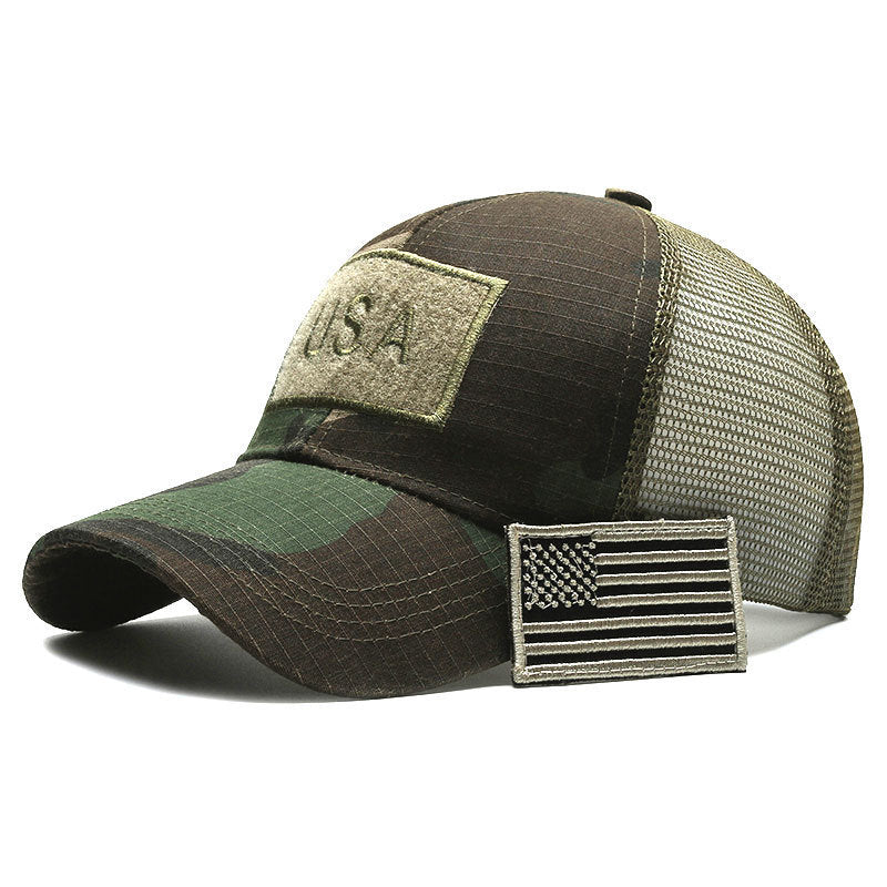 TheCapSpot- Velcro Camoflouge Baseball Hat