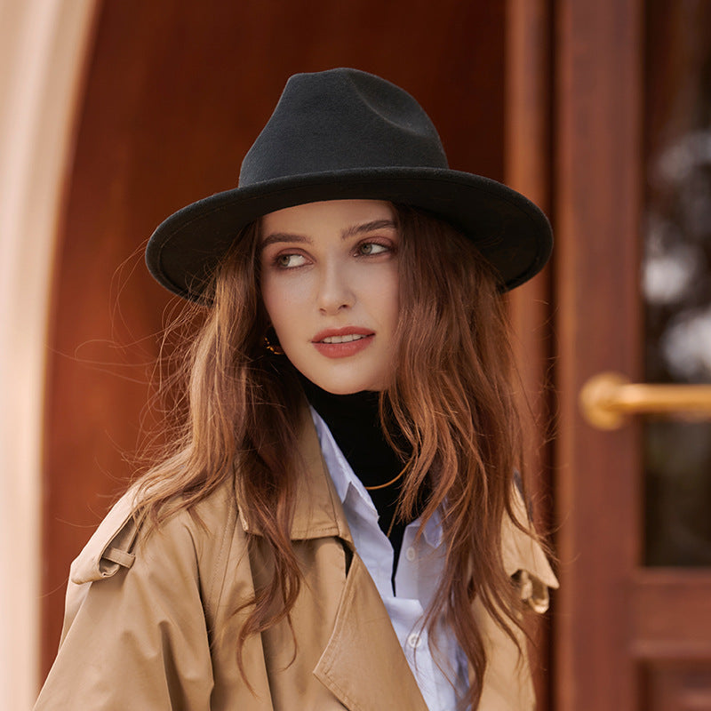 TheCapSpot - Gold chain Fedora Hat