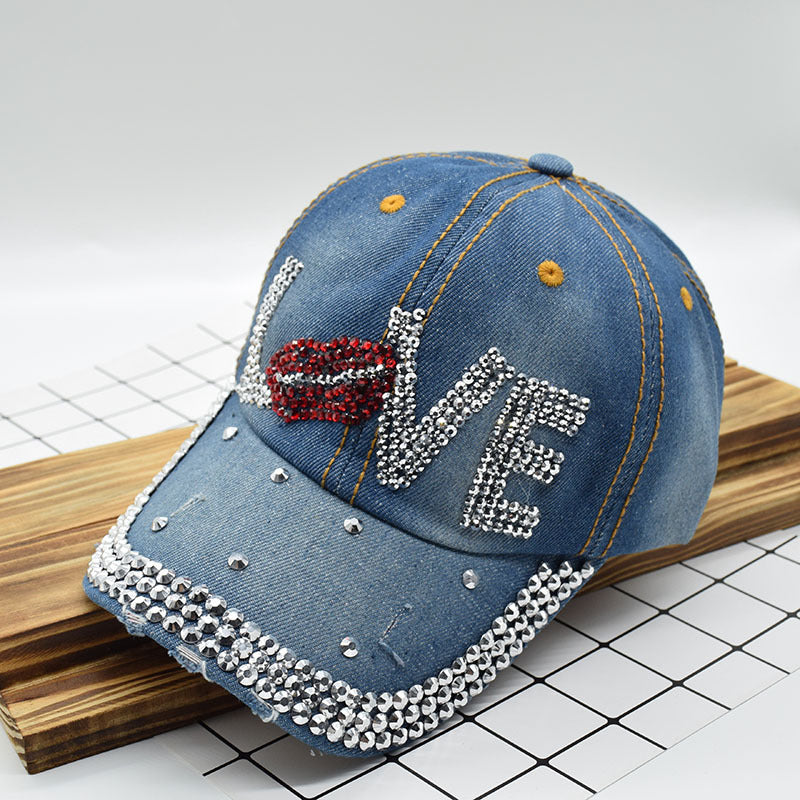 TheCapSpot - Diamond Denim Cap