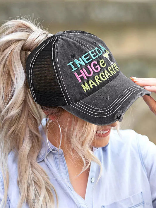 TheCapSpot - Letter Embroidered Baseball