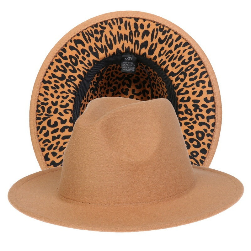 TheCapSpot - Leopard Print Fedora