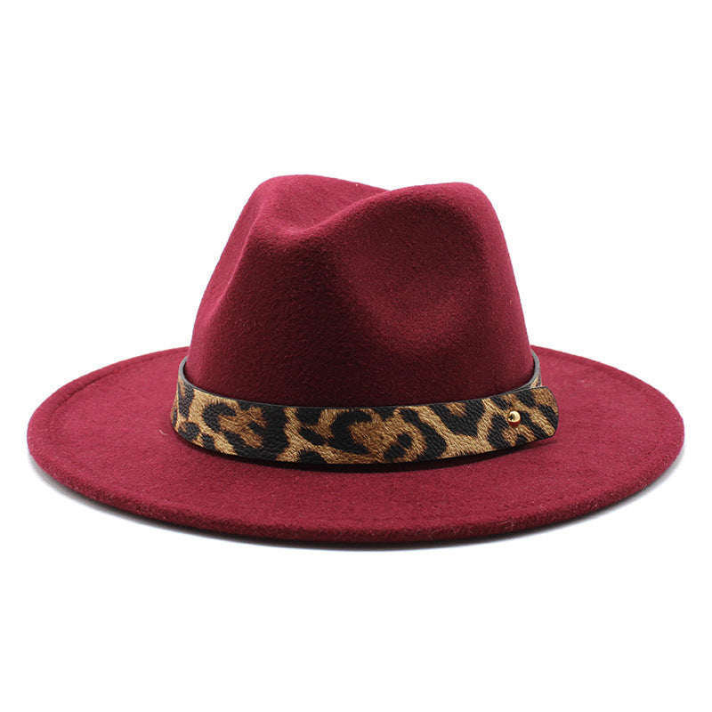 TheCapSpot - Leopard Print Big Brim Hat