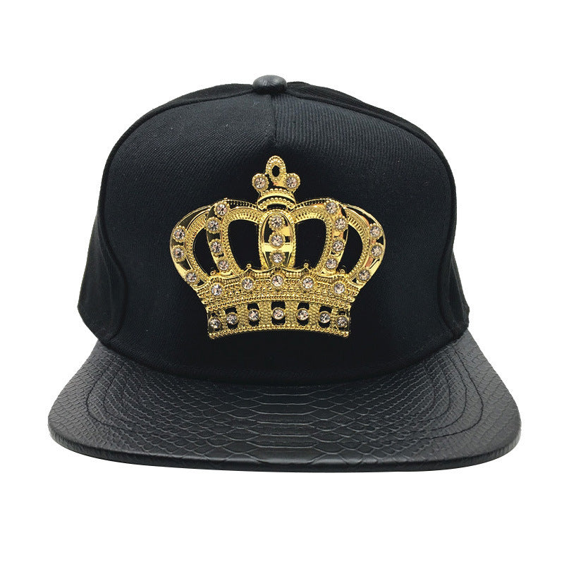 Outdoor Sunscreen Fashion Hip-hop Diamond Flat-brim Baseball Cap