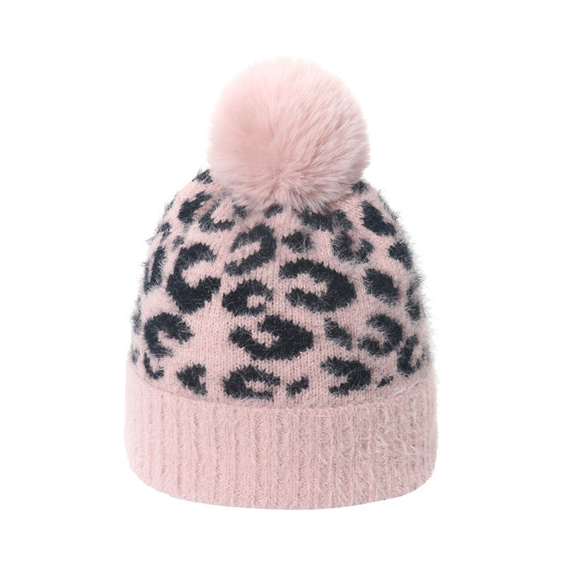 TheCapSpot - Leopard Print Knitted Hat