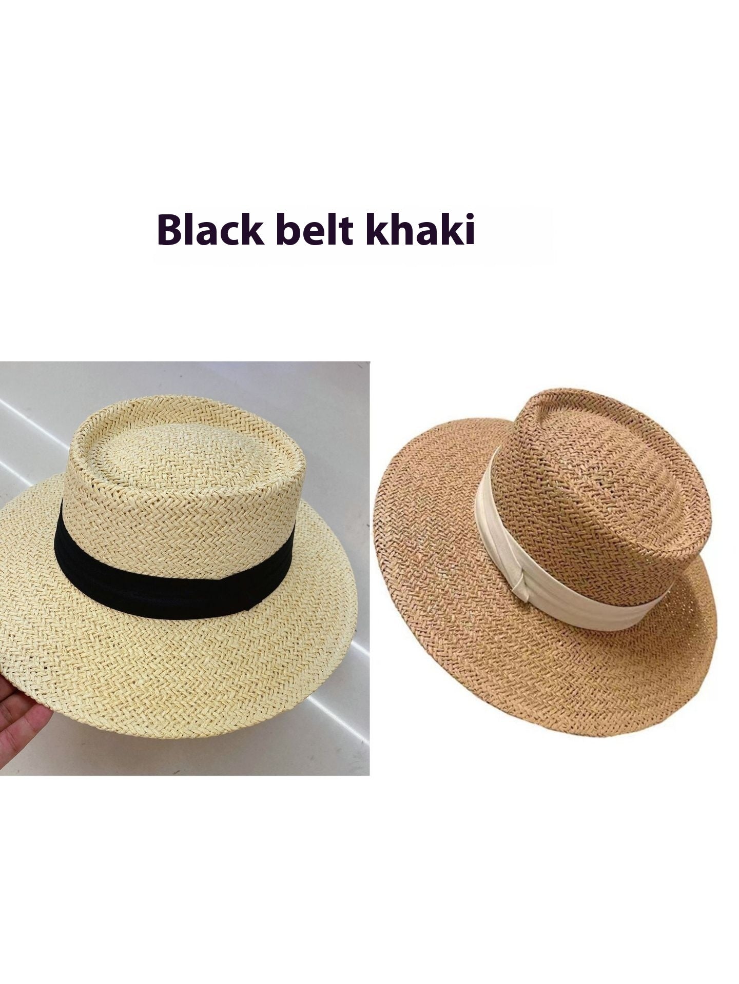 TheCapSpot - Solid Ribbon Straw Hat