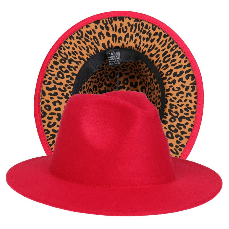 TheCapSpot - Leopard Print Fedora