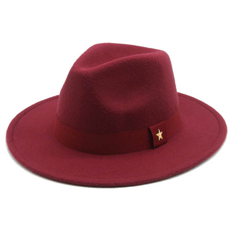 TheCapSpot - Bold Solid Color Fedora Hat