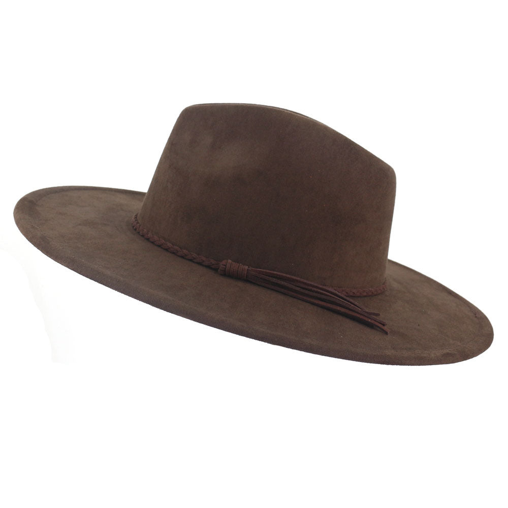 TheCapSpot - Broad Brimmed Suede Hat