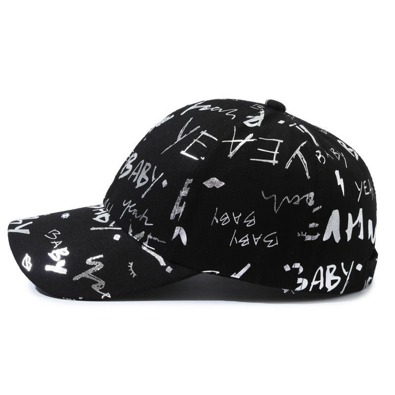 TheCapSpot - Graphic Letter Baseball Cap