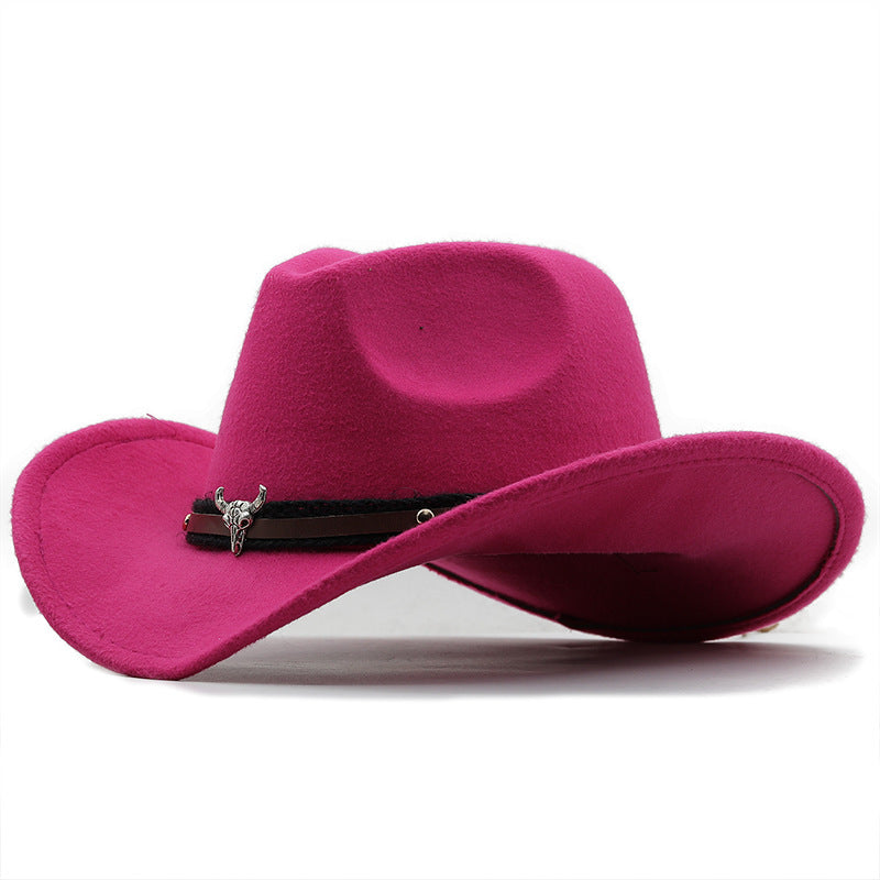 TheCapSpot -Metal Bull Head Fedora Hat