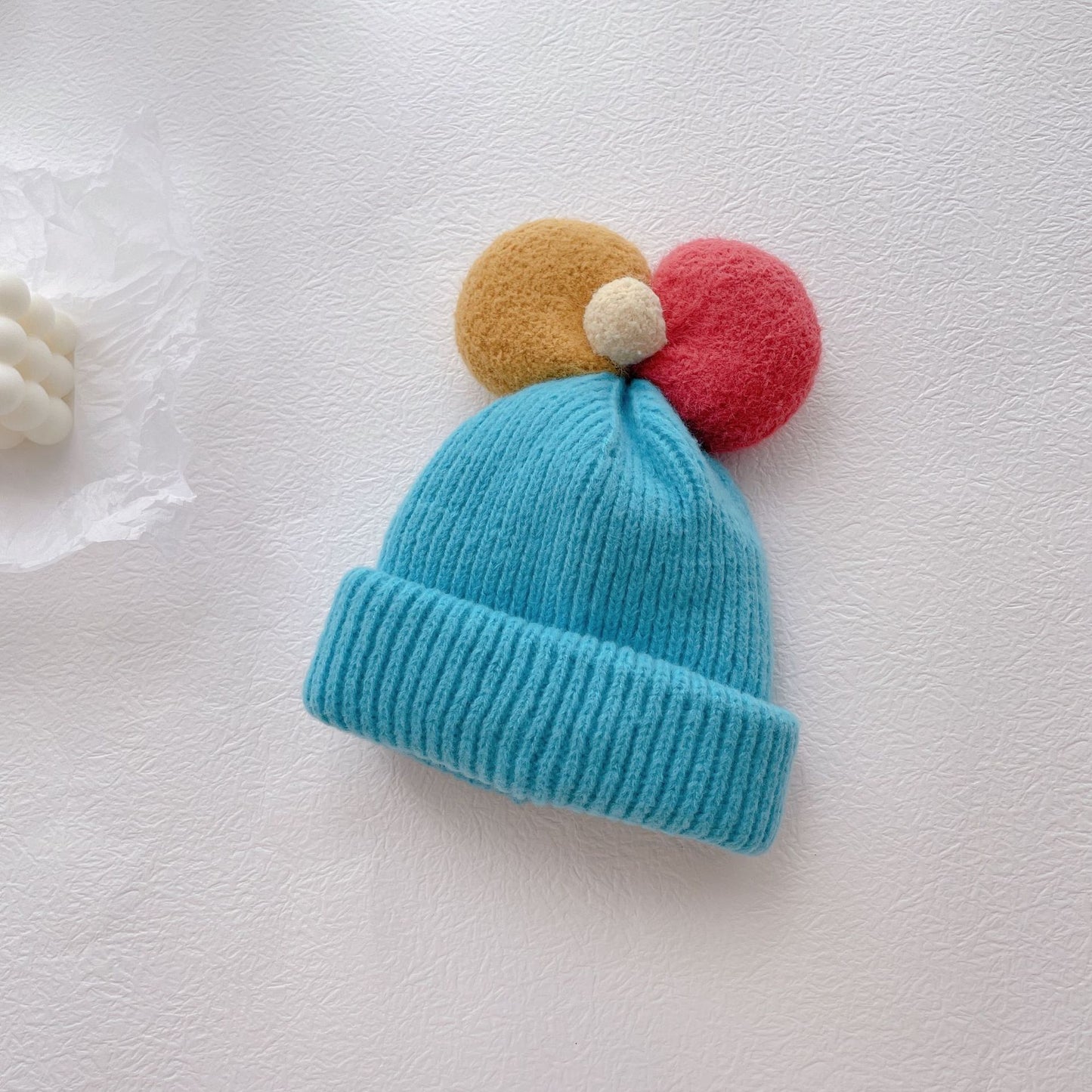 TheCapSpot - Children Princess Bow Knitted Woolen Hat