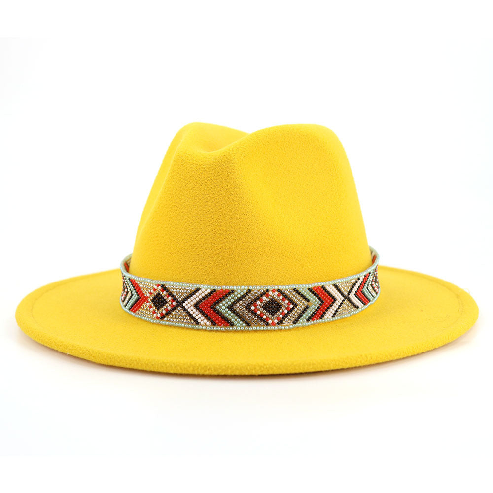 TheCapSpot - Blue Bead Jazz Hat