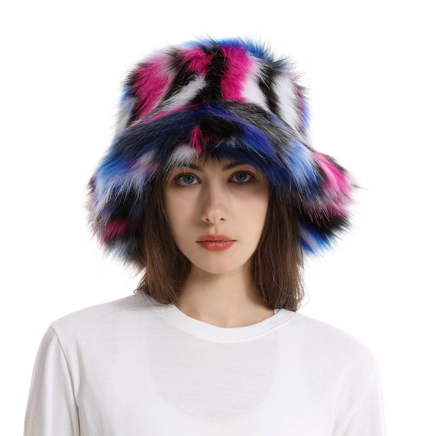TheCapSpot - Two-Tone Plush Bucket Hat