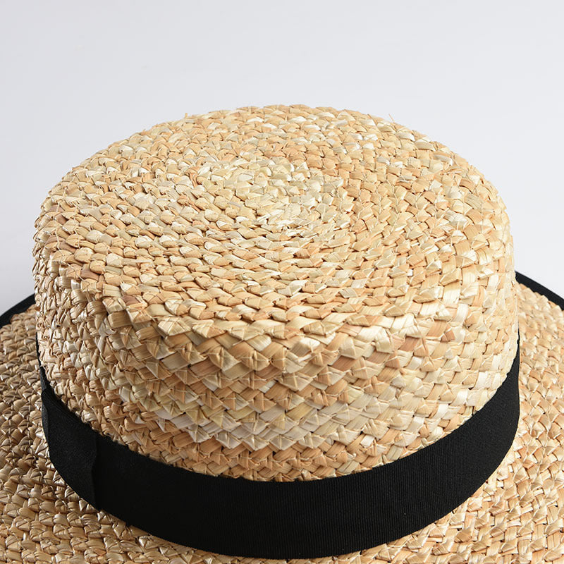 TheCapSpot - Straw Flat Beach Hat