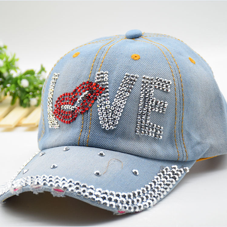 TheCapSpot - Diamond Denim Cap