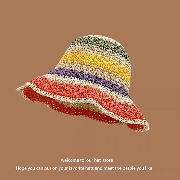 TheCapSpot - Woven Straw Bucket Hat