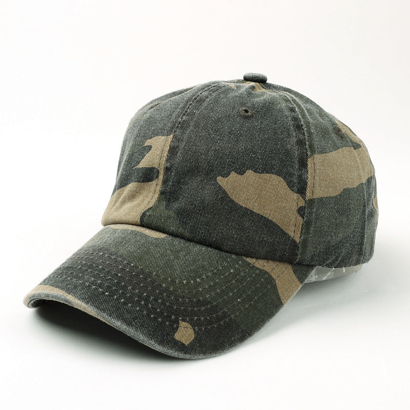 TheCapSpot - Denim Washed Camo Hat