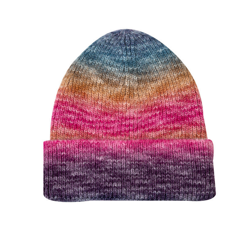 TheCapSpot - Tie-dye Knitted Pullover Hat