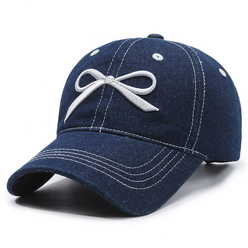 TheCapSpot - Bowknot Peaked Cap