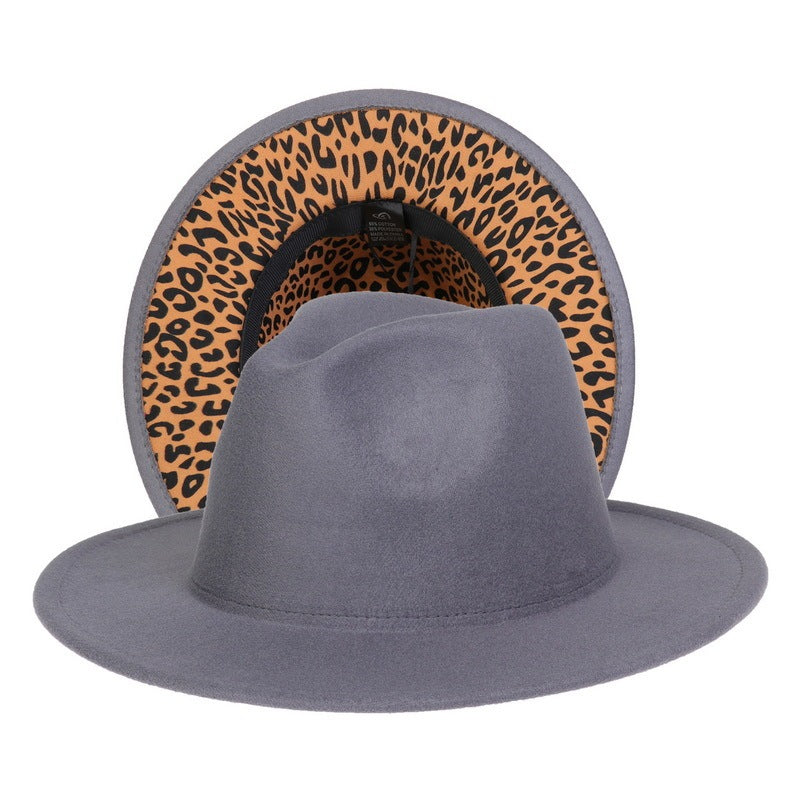 TheCapSpot - Leopard Print Fedora