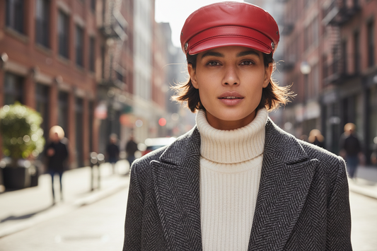 Colbert Flat Top Genuine Leather Hat: A Modern Classic with Attitude