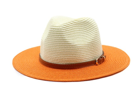 TheCapSpot - Two-Tone Straw Hat