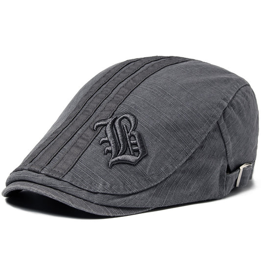 TheCapSpot - Letter Embroidered Beret