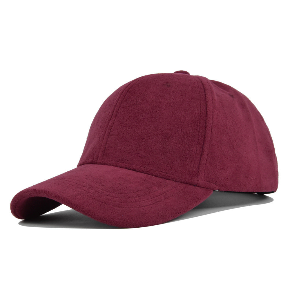 TheCapSpot - Banks Solid Suede Baseball Cap