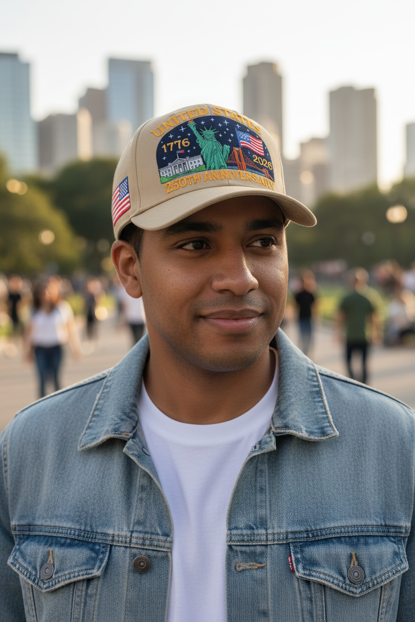 250th Anniversary Distressed Cotton Baseball Cap