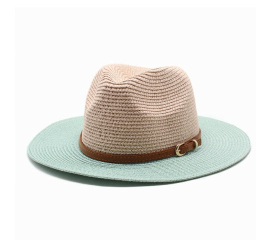 TheCapSpot - Two-Tone Straw Hat