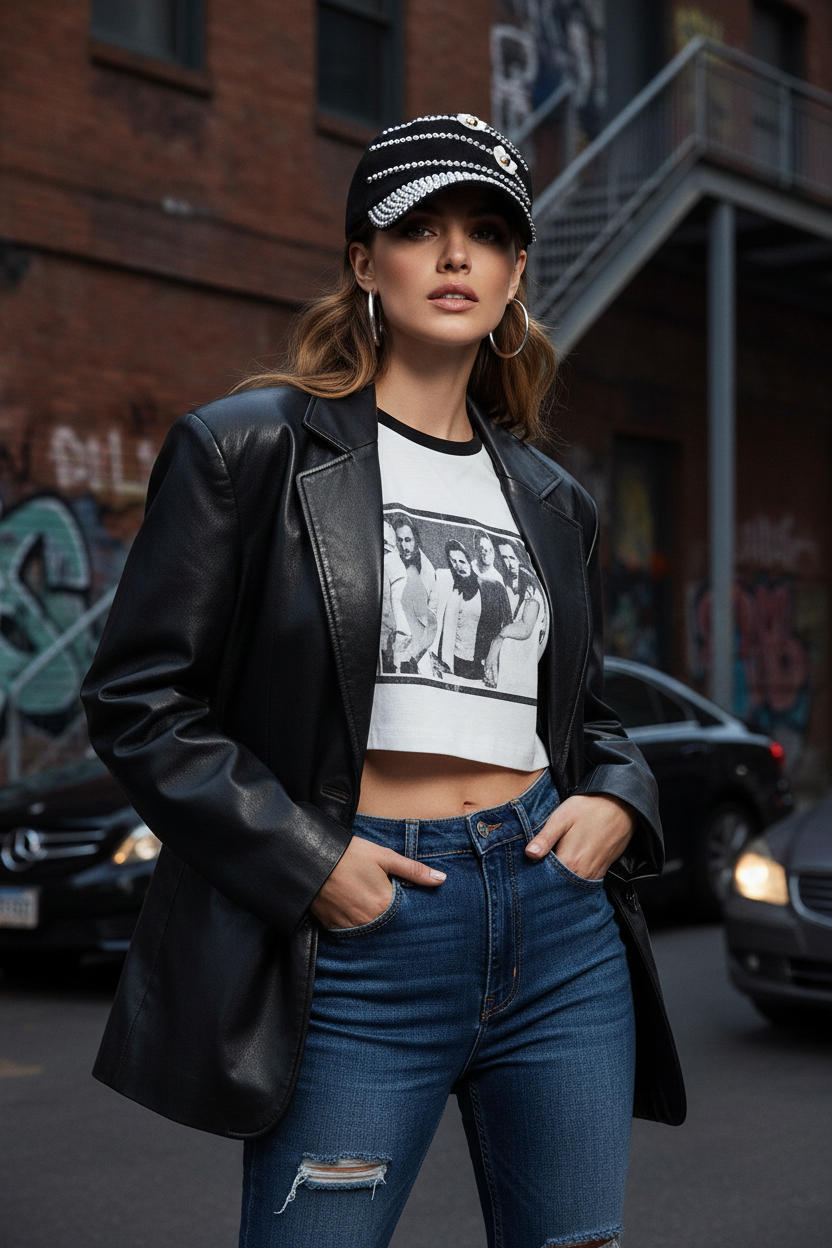 Britton Graphic Cotton Baseball Cap